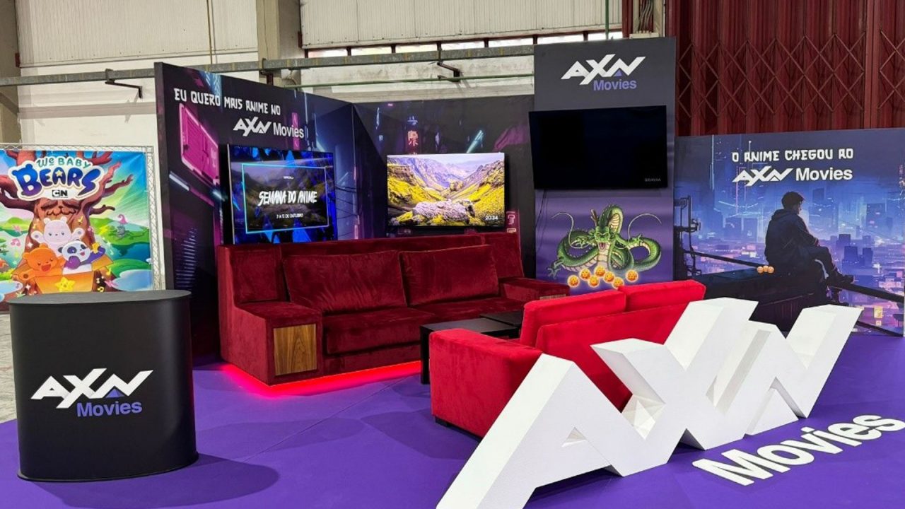 Brandp à frente da ativação do AXN Movies e da Lenovo Legion no Iberanime-2